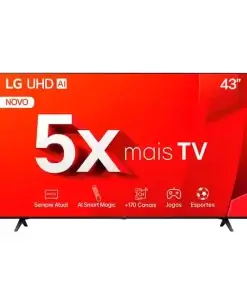Alternative view of Smart Tv LG 43 4K Ultra HD Pro LED HDR Thinq Ai Alexa