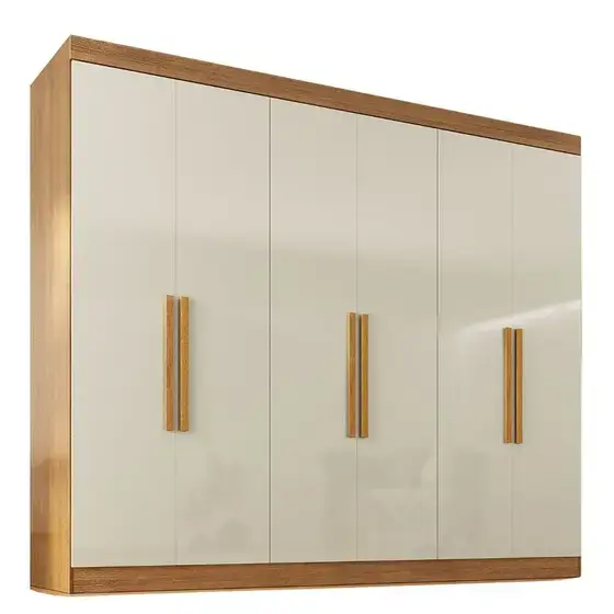 Guarda Roupa Casal ouro 6 Portas 2 Gavetas - Imagem 2