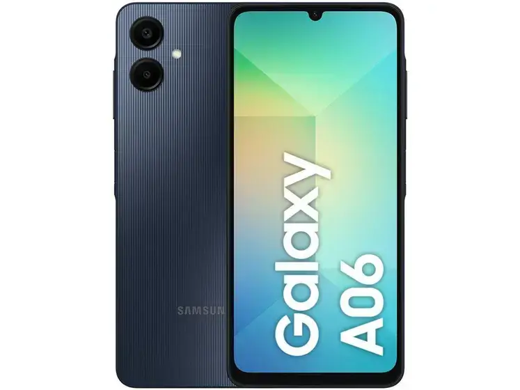 Smartphone Samsung Galaxy A06 128GB 4GB RAM Azul Escuro