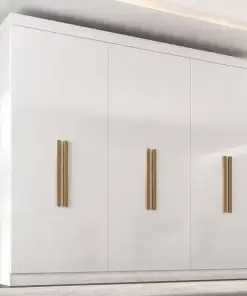 Guarda-roupa Casal 6 Portas 2 Gavetas ouro