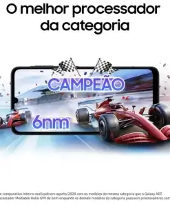 Alternative view of Smartphone Samsung A07 128GB Preto 4GB RAM