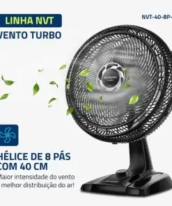 Alternative view of Ventilador de Mesa Mondial 40cm 8 Pás Turbo