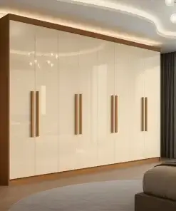 Guarda Roupa Casal 8 Portas 4 Gavetas ouro