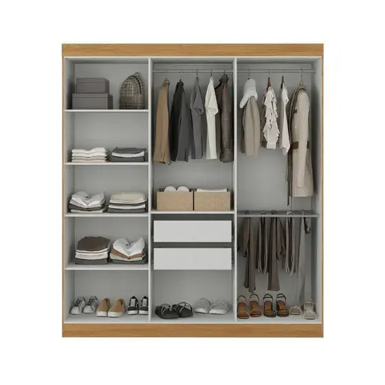 Guarda Roupa Casal ouro 6 Portas 2 Gavetas - Imagem 3