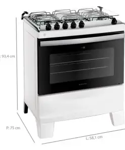 Alternative view of Fogão Agile Up 5 Bocas Automático Mesa de Inox Tripla Chama