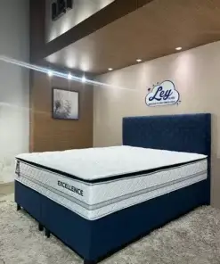 Cama Box Excellence Colchão com Pillow