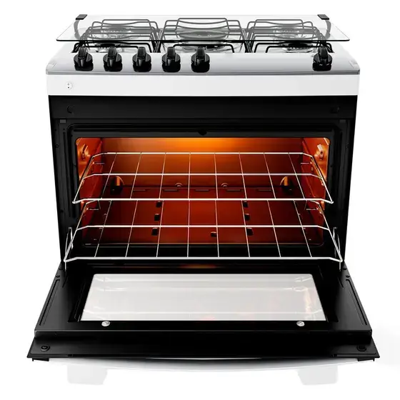 Fogão Agile Up 5 Bocas Automático Mesa de Inox Tripla Chama - Imagem 3