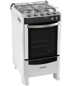 Fogão 4 Bocas Esmaltec Branco Topázio
