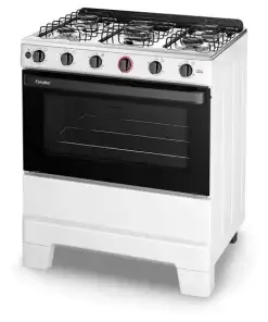 Alternative view of Fogão 5 Bocas Esmaltec Branco Ideal Super BR 5121