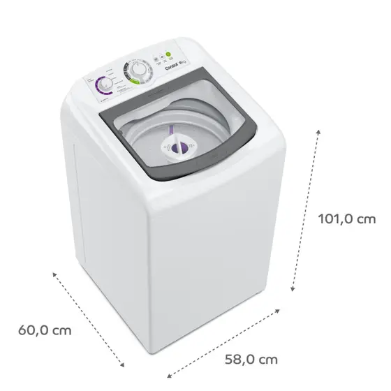 Lavadora de Roupas Consul 9Kg com Dosagem Econômica - Imagem 2