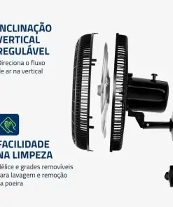 Alternative view of Ventilador de Parede Mondial Super Turbo