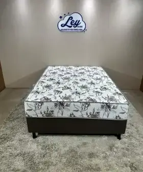 Alternative view of Cama Box Unibox Casal Esmeralda Ley Colchões