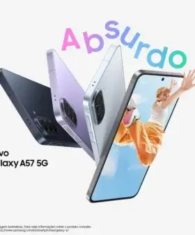 Alternative view of Smartphone Samsung Galaxy A57 128GB 5G 8GB Azul Escuro
