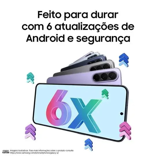 Smartphone Samsung Galaxy A57 128GB 5G 8GB Azul Escuro - Imagem 3