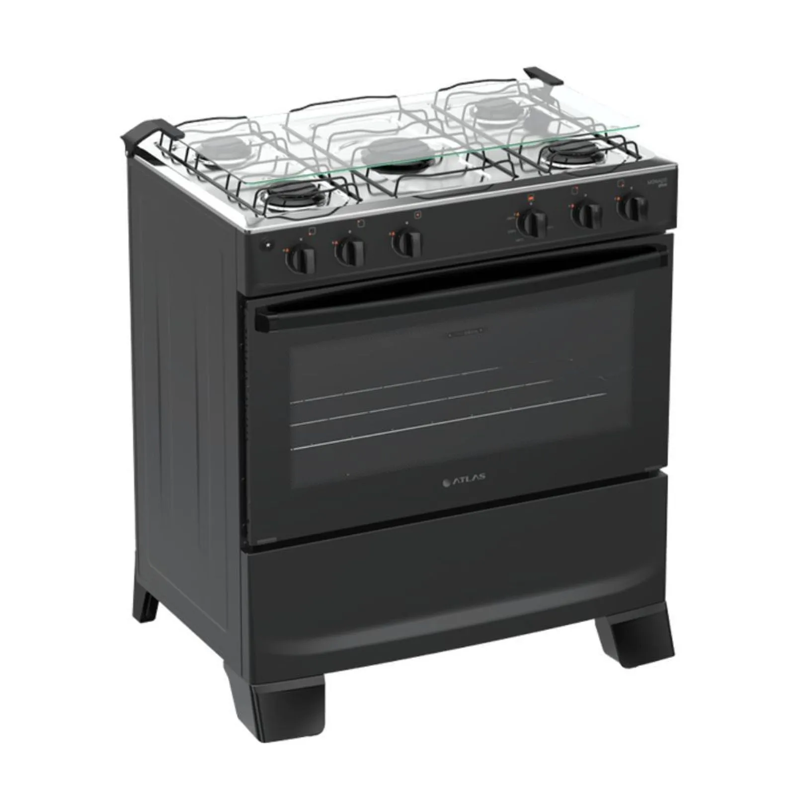 Fogão Mônaco Plus 5 Bocas Automático Mesa de Inox - Imagem 2