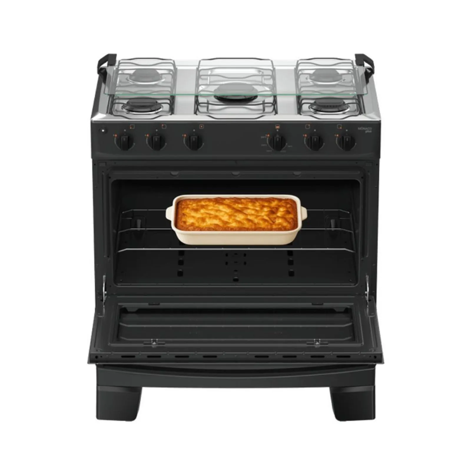 Fogão Mônaco Plus 5 Bocas Automático Mesa de Inox - Imagem 3