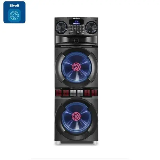 Caixa de Som Gradiente Power Party Preta GCA310 Bivolt - Imagem 2