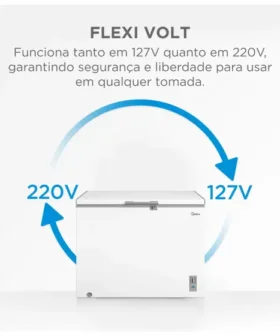 Freezer Horizontal Midea 1 Porta 293L Inverter - Imagem 3