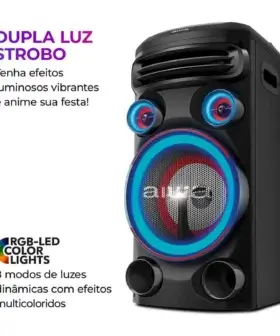 Caixa De Som Aiwa Torre Bluetooth 1600w AWS-T1W-02 - Imagem 3