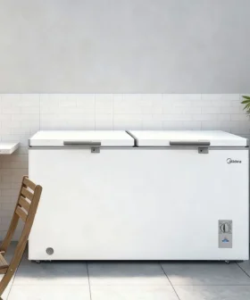 Freezer Horizontal 2 Portas 508L Branco Inverter Bivolt Midea - Imagem 4