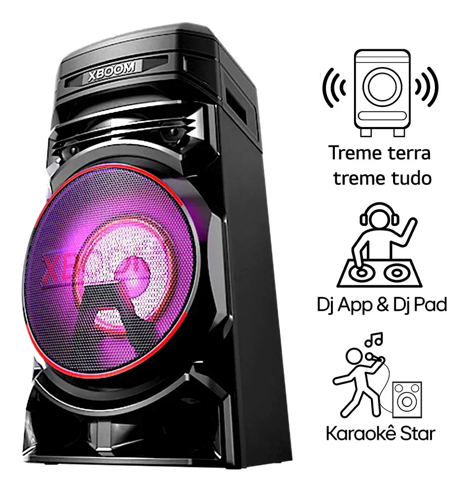 Caixa De Som Lg Xboom Rnc5 Preta